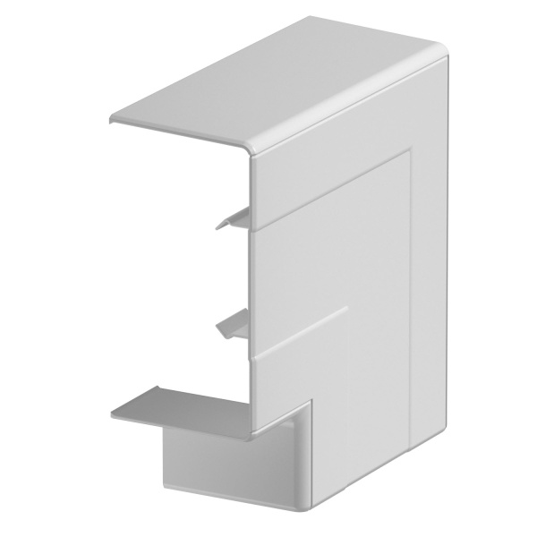 OBO Bettermann Угол плоский кабель-канала Rapid 45-2, 53x100 мм, ПВХ, светло-серый RAL7035 6113092