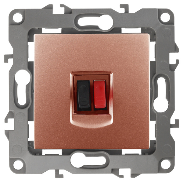 ЭРА 12-3111-14 Медь Розетка аудио, IP20, 12