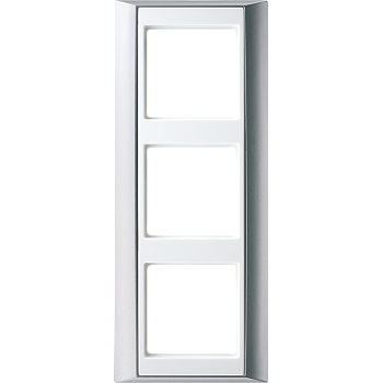 JUNG A 500 Алюминий/Белая Рамка 3-ая AP583ALWW