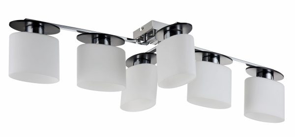 Купить Freya Modern Bice Хром Потолочный светильник E14 40W FR5101-CL-06-CN