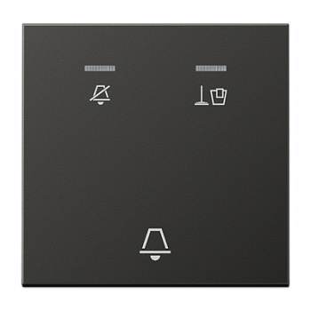 JUNG Клавиша для гостиничных кнопочных модулей 531KO5EUM24 или 531KO5EUM230, антрацит ALCUKO5MAN