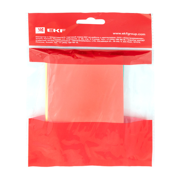 Купить EKF PROxima Термоусаживаемая трубка ТУТ нг 40/20 набор:7 цветов по 3шт. 100мм.