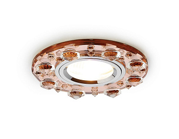 Ambrella Встраиваемый точечный светильник K225 BR хром/коричневый MR16