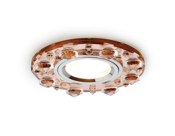 Ambrella Встраиваемый точечный светильник K225 BR хром/коричневый MR16