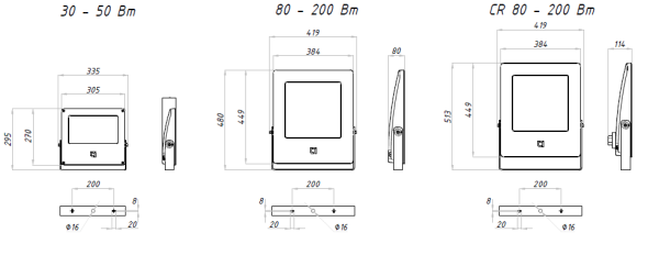 Купить СТ LEADER LED 30 D75 4000K RAL 9005