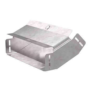 Промрукав Угол вертикальный внутренний 45 градусов с крышкой Стандарт 300х80 PR16.0450