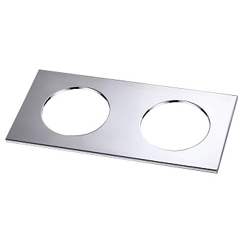 Novotech 358250 NT19 086 хром Рамка декоративная к артикулам 357585-357587, 357589, 357909-357910, 370639-370