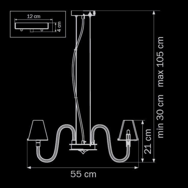 Купить Lightstar Люстра подвесная Bianco Lightstar 760086
