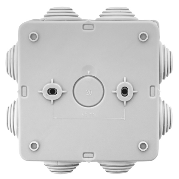 Купить EKF PROxima Коробка распределительная КМР-030-031 с крышкой наружная (85х85х40) 8 мембр. вводов IP55