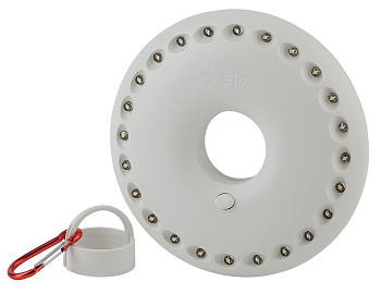 ЭРА K24 Фонарь Кемпинг NEW 24xLED, 3xAA, карабин