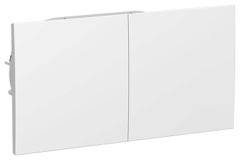 Systeme Electric AtlasDesign Лотос Розетка двойная с/з со штор. со сдвиж. крышк, 16А, в сборе