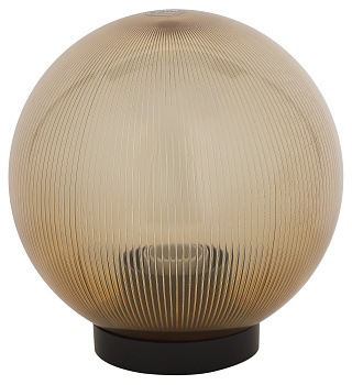 ЭРА НТУ 02-60-203 Светильник садово-парковый, шар золотистый призма D=200 mm