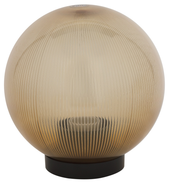 ЭРА НТУ 02-60-203 Светильник садово-парковый, шар золотистый призма D=200 mm