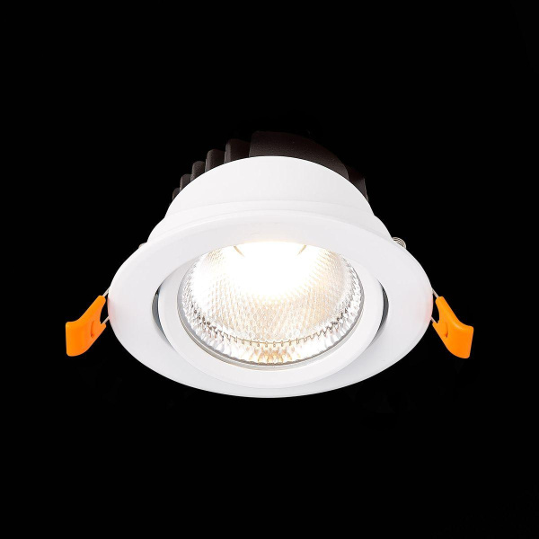 ST Luce ST211.538.24.36 Светильник встраиваемый Белый LED 1*24W 3000K 1 800Lm Ra80 36° IP20 D138xH88 220-240V Купить ST Luce ST211.538.24.36 Светильник встраиваемый Белый LED 1*24W 3000K 1 800Lm Ra80 36° IP20 D138xH88 220-240V