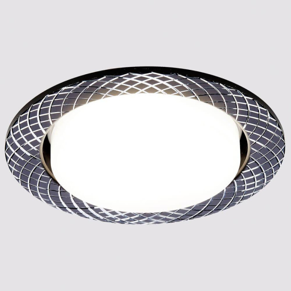 Купить Ambrella Встраиваемый точечный светильник G818 BK черный GX53