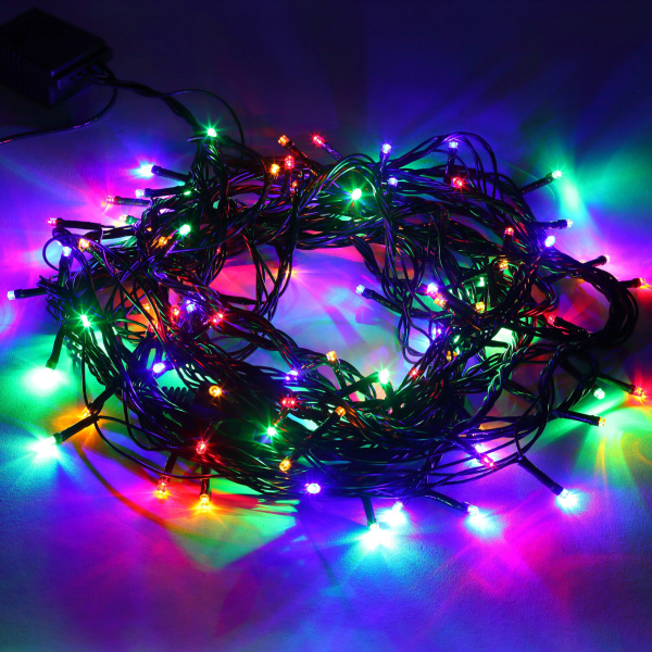 ЭРА ENIN-10M Гирлянда LED Нить 10 м мультиколор 8 режимов, 220V, IP20