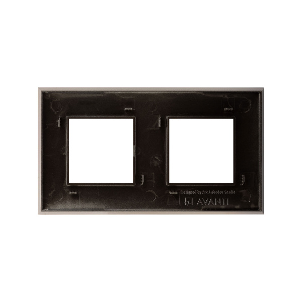 Купить DKC Рамка "Avanti", "Серый жемчуг", 2 поста (4 мод.)