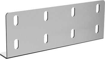 IEK Пластина соединительная усил. h=100мм 2,0мм RAL 9016