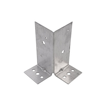 Tech-Krep Опора столба 70х70х150х2 мм, оцинк. - накл. 124438