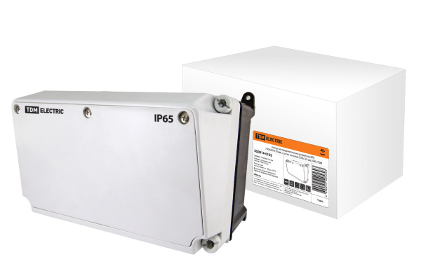 TDM Корпус распределительного устройства КРУ, (190х265х170 мм), с устан. панелью (235х125 мм), IP65, SQ0914-0102