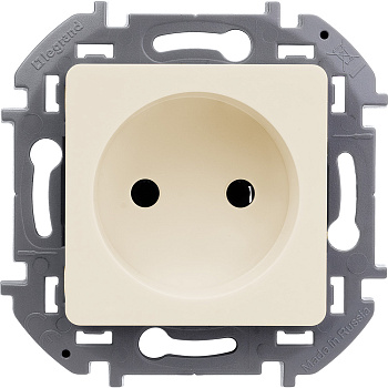 Legrand INSPIRIA Слоновая кость Розетка 2К - 16 А - 250 В 673711