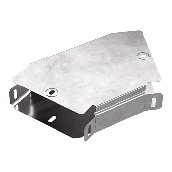 Промрукав Угол горизонтальный 45 градусов с крышкой Стандарт 150х50 PR16.0426