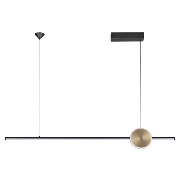 Odeon Light 6601/30L HIGHTECH ODL23 127 черный/античная бронза/металл Подвесной св-к IP20 LED 30W 1800Лм 3000K STILO