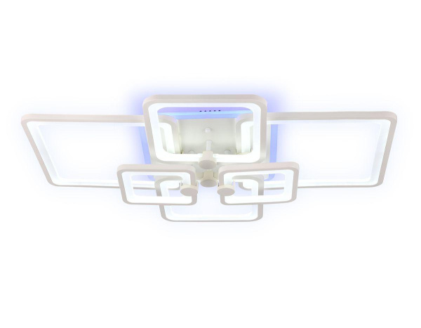 Купить Ambrella Потолочный светодиодный светильник с пультом FA5306/4+2 WH белый 176W 800*550*140 (ПДУ РАДИО 2.4G)