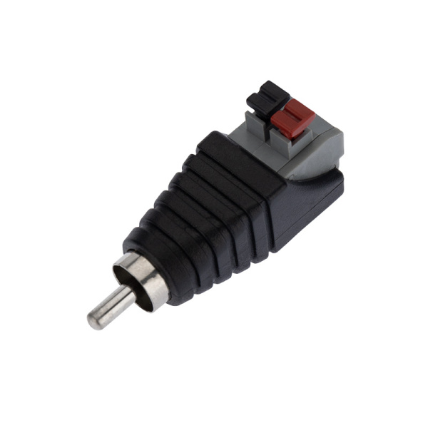 Разъем шт RCA с быстрозажимной колодкой (блистер) Rexant 14-0413-2