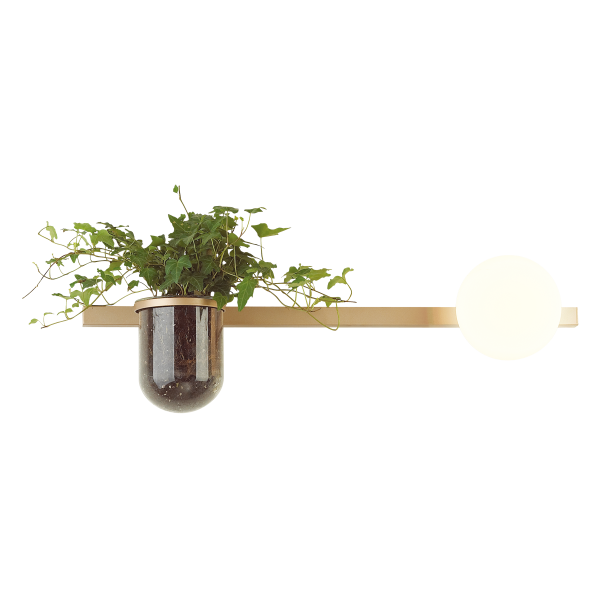 Купить Odeon Light 4682/1WA ODL20 625 золото/белый Настенный светильник E14 1*40W 220V FLOWER