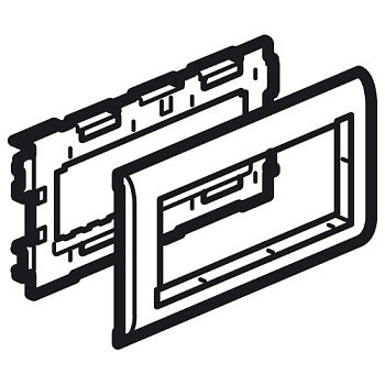 Legrand Metra Суппорт -6М MOSAIC (для крышек 75мм) 638004