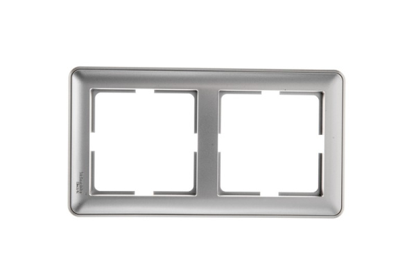 SE Wessen 59 Матовый хром Рамка 2-ая KD-2-58