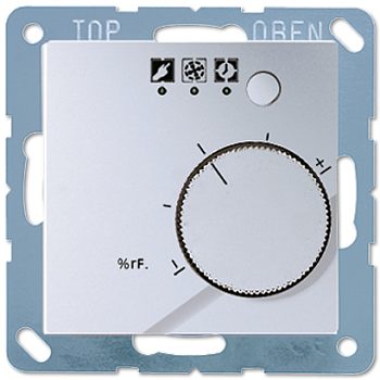 JUNG гигростат, регулятор влажности, алюминий A5201HYGAL