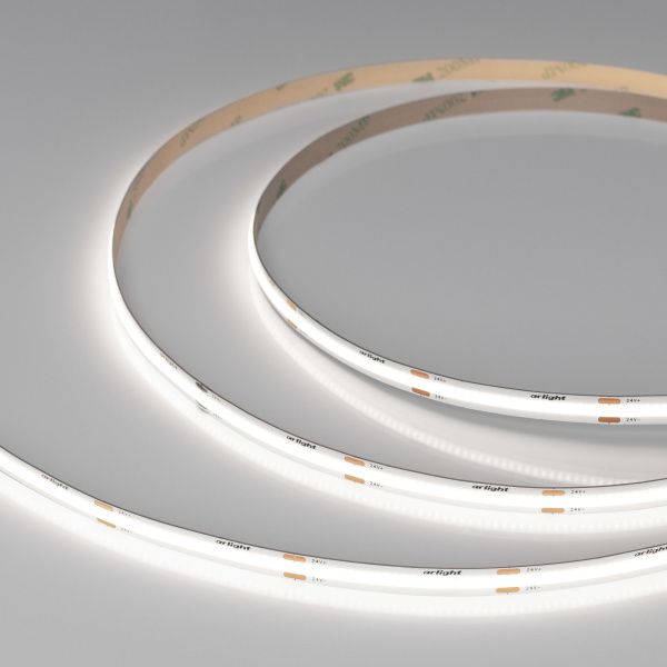 Купить Arlight Лента COB-X480-8mm 24V White6000 (8 W/m, IP20, CSP, 5m) (-) 039057