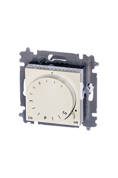 ABB EPJ Levit слоновая кость / белый Терморегулятор универсальный, с поворотной ручкой, 16A, слоновая кость/белый 2CHH920003A6017