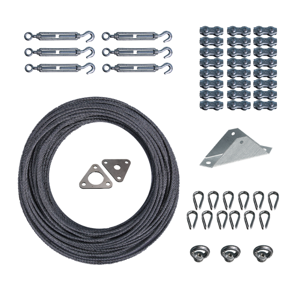 EZETEK Комплект растяжек для мачты СМТк до 10 метров, 2 яруса 76025