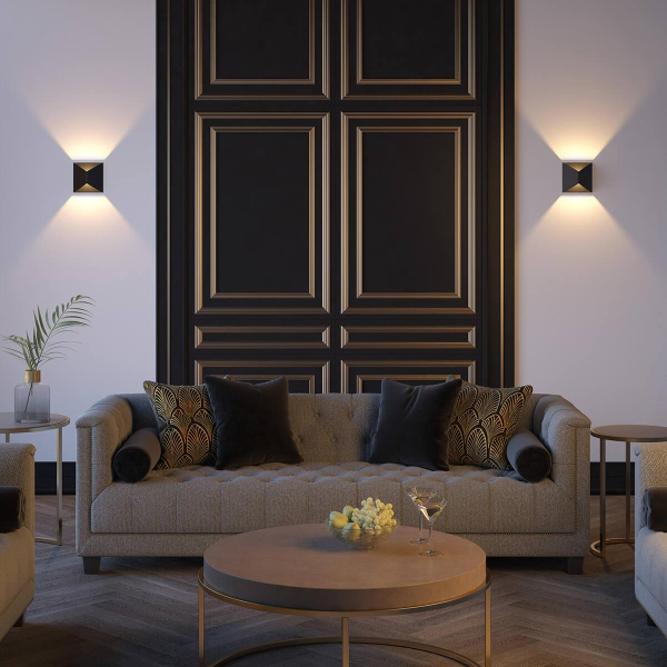 Купить Odeon Light 3907/10WL ODL20 119 черный/металл Настенный светильник LED 3500K 10W 220V IP65 TIBRO