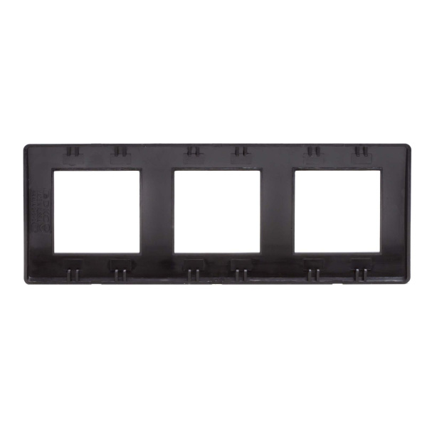 Купить DKC Рамка на 2+2+2 модуля (трехместная), черная