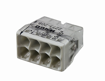 2273-208 Экспресс-клемма 8-проводная до 2,5 мм², (50 шт./уп.) Rexant 07-5135