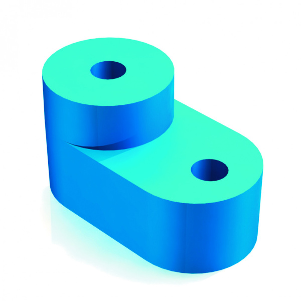 Dekraft Изолятор угловой для установки нулевой шины ИУ101-08