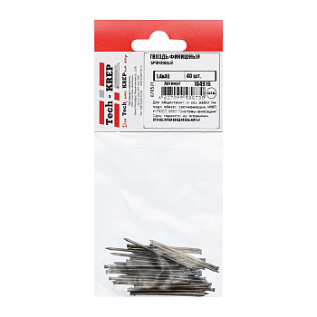 Tech-Krep Гвоздь финишный бронзовый 1,4х40 (40 шт) - пакет 104916