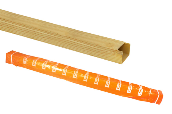 TDM Кабель-канал 12х12 желтая сосна 3D (140м) SQ0402-0601