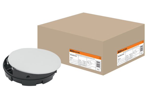 TDM Монтажная коробка У191 СП D102х15мм, крышка, SQ1402-0191