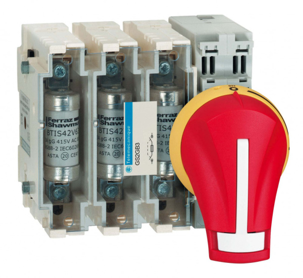 SE Ручки для фронтальных выносных рукояток IP65, красный/желтый (GS2AH520)