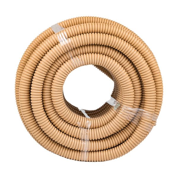 Купить EKF PROxima Труба гофр. ПВХ Plast с зондом под светлое дерево d25мм (25м.)