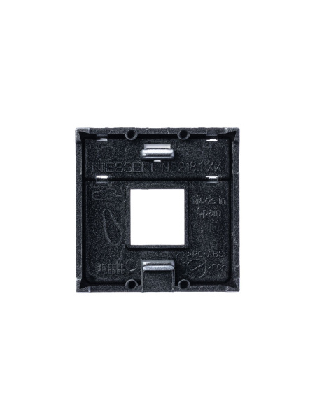 Купить ABB NIE Zenit Серебро Накладка 1-я тел/комп розетки(для суп.2017.2,2017.3,2018,2018.5,2018.6,2018.8 2CLA221810N1301