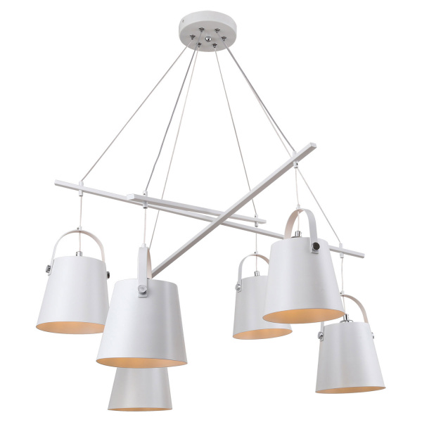 Lussole LGO Металл Белый /  Металл Люстра E14 40W LSP-8098