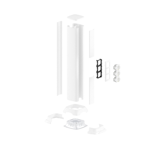 Купить DKC Алюминиевая колонна 0,71 м, цвет белый