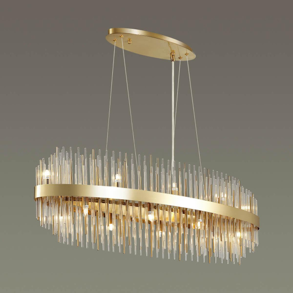 Купить Odeon Light 4639/16 ODL20 423 золотой/металл/стекло Люстра G9 16*40W 220V IDA