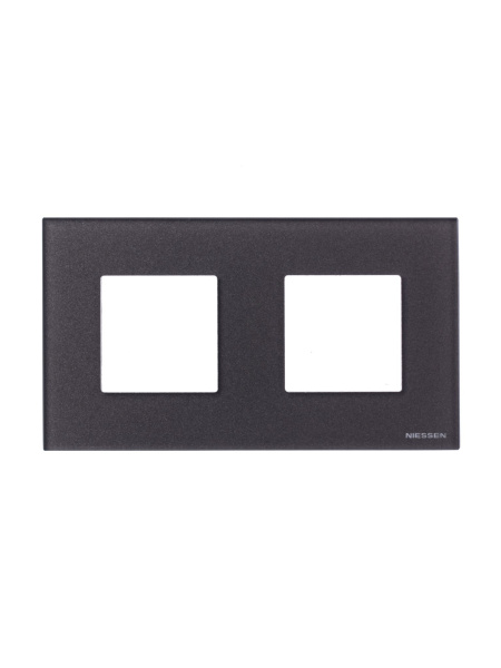 Купить ABB NIE Zenit Стекло кофейное Рамка 2-я 2+2 мод 2CLA227200N3701